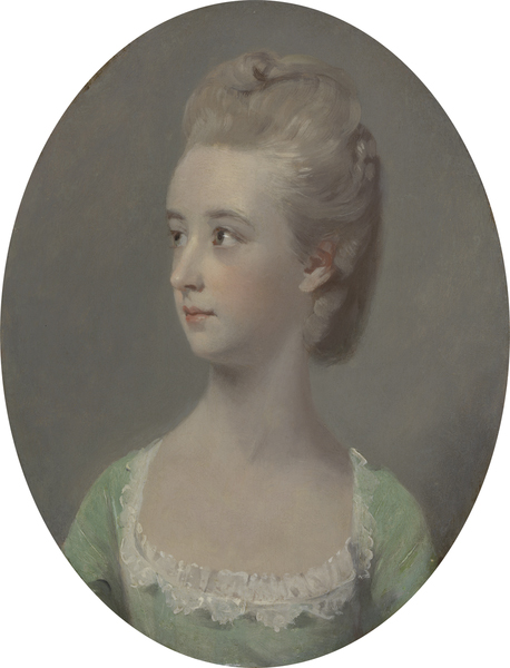 Portrait of a young woman, possibly Miss Nettlethorpe